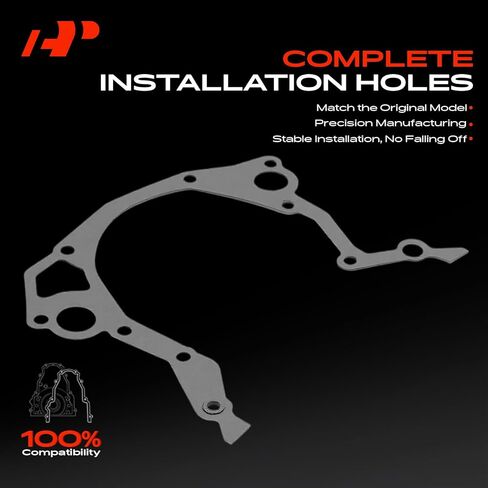A-Premium Engine Timing Cover Gasket Set Compatible with Ford & Lincoln & Mercury & Laforza & De Tomaso - Explorer, F-100, F-150, F-250 HD, F-350, Mustang, E-100 E-150 E-250 E-350 Econoline Club Wagon in Kuwait