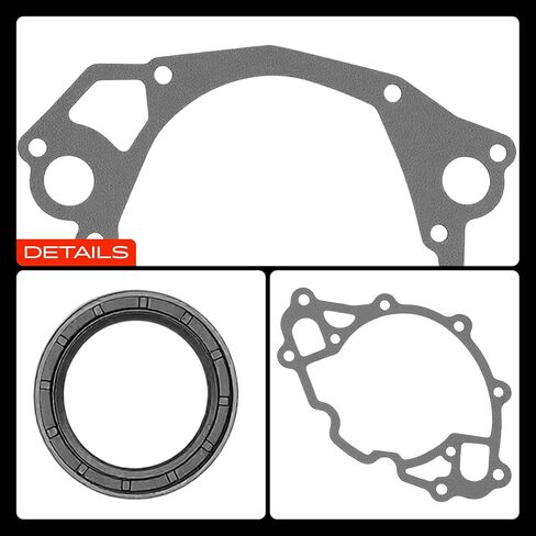 A-Premium Engine Timing Cover Gasket Set Compatible with Ford & Lincoln & Mercury & Laforza & De Tomaso - Explorer, F-100, F-150, F-250 HD, F-350, Mustang, E-100 E-150 E-250 E-350 Econoline Club Wagon in Kuwait