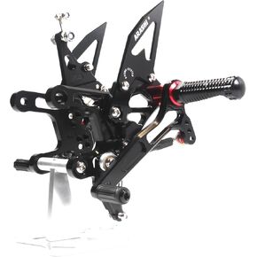 مجموعات خلفية قابلة للتعديل V2.0 لـ Kawasaki Ninja ZX10R ZX1000 2024-2025 ABS تتضمن أجزاء ملحقات الدراجة النارية باللون الأسود in Kuwait