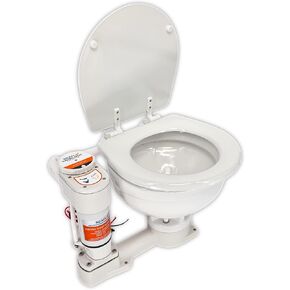 SEAFLO 12V Electric Twist Flush Marine Toilet Boating Head in Saudi Arabia