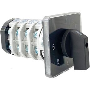Rotary Switch YMZ12-32/4 Electrical Combination Changeover cam Switch 32A 4 Pole 0-6 Position Sliver Contacts high Voltage in Saudi Arabia