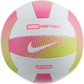 Nike Softset 1000 Outdoor Volleyball 5 Pink/White in Kuwait