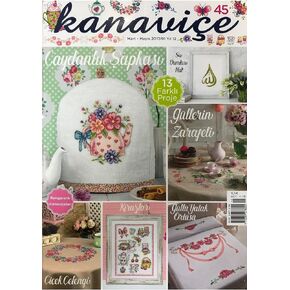 Cross-Stitch Magazine Issue 45, Needlepoint Patterns, Embroidery Projects, Craft Inspiration, DIY Home Decor, One Size in Kuwait