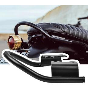 قضيب الإمساك لـ Triumph Street Twin، Street Scrambler، Bonneville T100 T120 & Speed ​​Twin 900، مقبض الركاب الخلفي للدراجة النارية، ملحقات أنبوب فولاذي 16 مم (أسود مطفي) in Kuwait