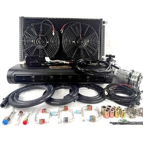 A/C KIT UNIVERSAL UNDER DASH EVAPORATOR BEU 228-100 BLACK 12V WITH ELEC HARNESS in Kuwait