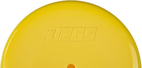 JEGS Carburetor Cap | Fits Holley, Edelbrock, AFB, Carter, & Quadrajet Carbs | Fits 5-1/8in. Diameter Neck | Yellow | One Per Package in Kuwait