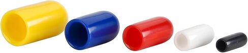 JEGS Vinyl Vacuum Cap Kit | 50 Pieces | Made In USA | Includes (10) 3/8", (10) 3/16", (10) 1/4", (10) 5/16", And (10) 1/8" in Kuwait