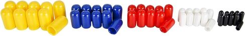 JEGS Vinyl Vacuum Cap Kit | 50 Pieces | Made In USA | Includes (10) 3/8", (10) 3/16", (10) 1/4", (10) 5/16", And (10) 1/8" in Kuwait