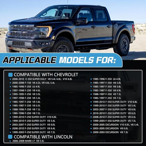 697-704 غطاء تفاضلي خلفي مع حشية يناسب Ford F-150، F-150 Heritage؛ F-250، F-350، F-250/F-350 Super Duty؛ E-350 Super Duty/Excursion Club Wagon/Excursion يناسب Lincoln Mark LT in Kuwait