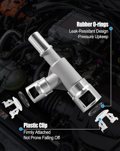 قطعتان من موصل خرطوم سخان HVAC من الألومنيوم، 800-413HP و800-414HP خرطوم مدخل السخان مناسب لسيارة شيفروليه سيلفرادو جي إم سي سييرا يوكون 2007-2014، موصل خرطوم سخان معدني استبدال 15055342 15055343 in Kuwait