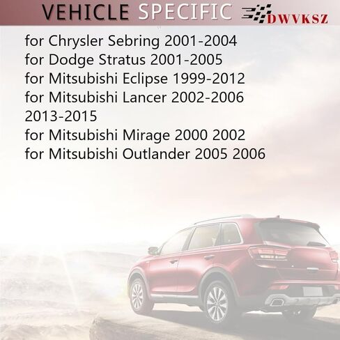 ختم عمود إخراج ناقل الحركة اليدوي لدليل Mitsubishi Lancer 2.4L 2004 2005 2006 2013 2014 2015، لـ Dodge Stratus 2.4L Manual 2001 2002 2003 2004 2005 يستبدل # MD755526، 15974، 2 Pack in Kuwait