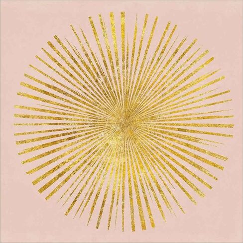 طباعة فنية مصقولة Sunburst I on Pink من Wild Apple Portfolio، مقاس 28 × 28 بوصة in Kuwait