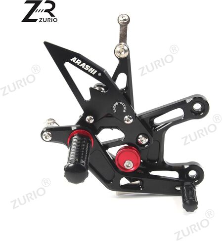 مجموعات خلفية قابلة للتعديل V2.0 لـ Kawasaki Ninja ZX10R ZX1000 2024-2025 ABS تتضمن أجزاء ملحقات الدراجة النارية باللون الأسود in Kuwait