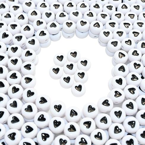 480 Pcs Smiley Face Beads 24 Colors Acrylic Beads with Stretchy Bracelet String for Jewelry Bracelet Earring Necklace Craft Mobile Phone Pendant Making Kit in Saudi Arabia