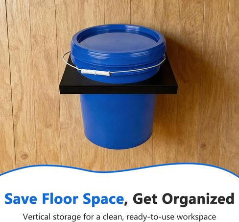 SPARKWHIZ 5 Gallon Bucket Bracket for Race Trailer, Garage, Shop, Enclosed Trailer, Toy Hauler, 11.5" ID in Kuwait