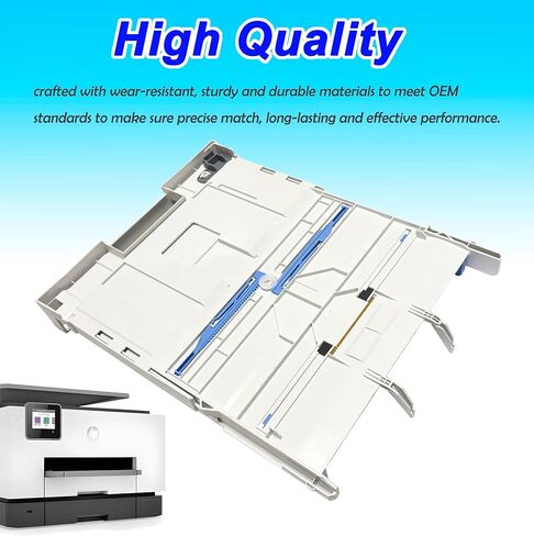 صينية إدخال الورق 2 متوافقة مع طابعات HP OfficeJet Pro 9135e 9025e 9023 9020، صينية 250 ورقة (درج إدخال الورق فقط) in Kuwait