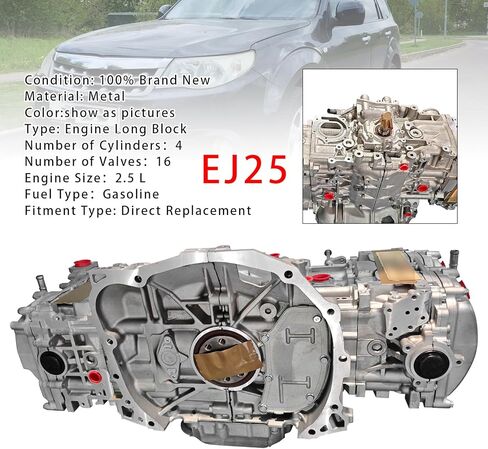 مجموعة محرك كتلة المحرك Bruce & Shark EJ25 2.5L مناسبة لسوبارو Outback/Legacy 2006-2009، for Forester 2009-2010، for Impreza 2006-2011 in Kuwait
