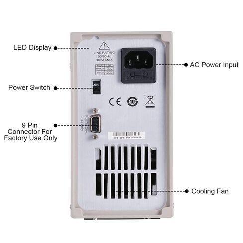 60V / 30A / 150W DC مختبر الحمل الإلكتروني قابل للتعديل التحكم الرقمي للمصنع والأبحاث IT8211 in Saudi Arabia