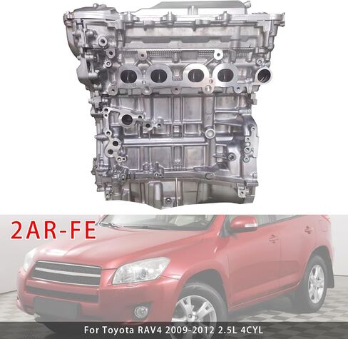 Bruce & Shark 2AR-FE 2.5L Engine Motor Block Assembly for Toyota RAV4 2009 2010 2011 2012 2.5L 4CYL, Replaces 2ARFE in Kuwait