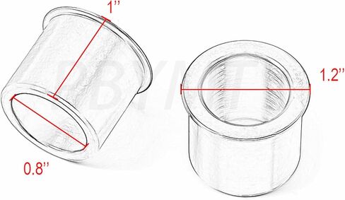 PBYMT Wheel Bearing Reducers 1" to 3/4" Axle Reducer Spacer Fit for Harley Dyna Softail Touring Road Glide Street Glide Road King Electra Glide 1986-2023 (Sliver) in Kuwait