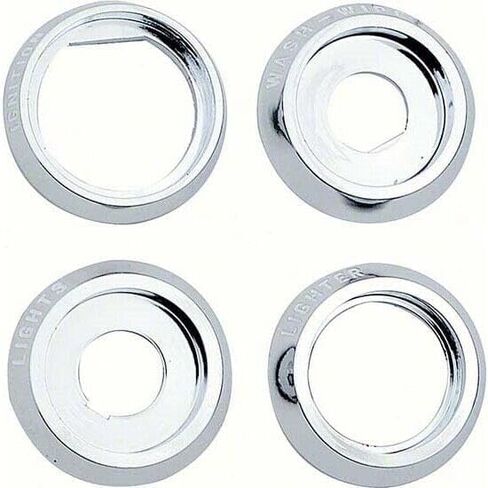 K279 Dash Knob Bezel Set w/Lettering, 4 Piece, 1968 K279 in Kuwait