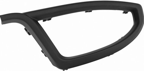 HEADLIGHTSDEPOT Front Driver Side Tow Hook Bezel Compatible With Jeep Cherokee 2019-2023 - Black - CH1046130 in Kuwait