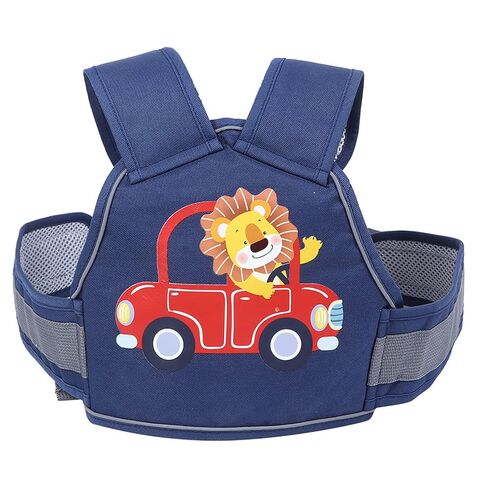 ciciglow Motorbike Safety Harness Adjustable Secure Belt for Children Riding Bike Electric Car for 1-10 Years Old Dark Blue Oxford Cloth ((Little Lion) deep sea Blue) in Kuwait