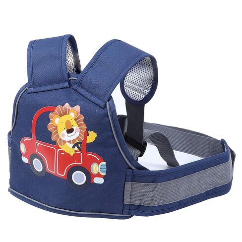 ciciglow Motorbike Safety Harness Adjustable Secure Belt for Children Riding Bike Electric Car for 1-10 Years Old Dark Blue Oxford Cloth ((Little Lion) deep sea Blue) in Kuwait