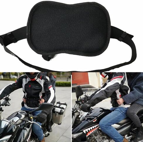 VALICLUD Motorcycle Rear Grab Handle with Waist Belt Security Strap for ATV Snowmobile and Boat Rear Protection in Kuwait
