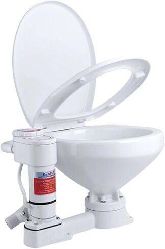 SEAFLO 12V Electric Twist Flush Marine Toilet Boating Head in Kuwait