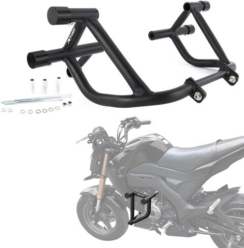 Xitomer تحطم حيلة قفص تحطم بار متوافق مع Z125 / Z125 Pro 2017 2018 2019 2020 2021 2022 2023 2024 سباق السكك الحديدية الطريق السريع بار in Kuwait