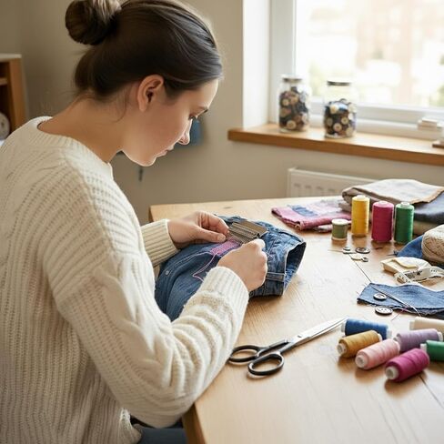 مجموعة Knit Patch PatchMaker 2.0، نول الرتق للإصلاح المرئي، نول صانع التصحيح لإصلاح الملابس والجوارب والجينز، مجموعة رقعة متماسكة من نوع Speedweve أداة نسج DIY in Kuwait