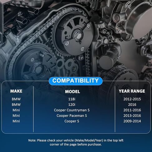 Complete Engine Overhaul Gasket Kit 11127586907 for BMW 1 Series Mini Cooper 2009-2016 1.6L N13 N18 Direct Replacement in Kuwait