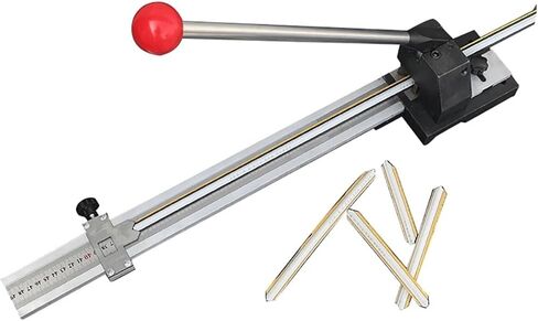 10-500MM Manual PVC Creasing Matrix Cutter, High Precision Resin Substrate PVC Creasing Cutting Tools with Ruler in Kuwait