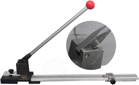 10-500MM Manual PVC Creasing Matrix Cutter, High Precision Resin Substrate PVC Creasing Cutting Tools with Ruler in Kuwait