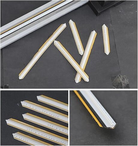 10-500MM Manual PVC Creasing Matrix Cutter, High Precision Resin Substrate PVC Creasing Cutting Tools with Ruler in Kuwait