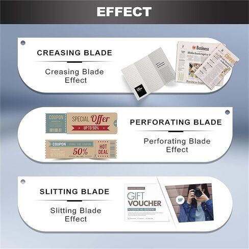 460mm Electric Creasing Machine, Paper Card Creasing Machine with Scale Ruler, Perforator Paper Folding Creaser Scorer Maker, for Files Photos, Documents, Cards in Kuwait