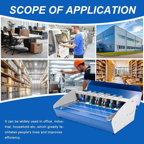3-in-1 Electric Paper Folding Machine with Scale Ruler Perforation Cutter 460mm 110V for Photos Documents Menus Envelopes Note in Kuwait