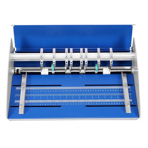 3-in-1 Electric Paper Folding Machine with Scale Ruler Perforation Cutter 460mm 110V for Photos Documents Menus Envelopes Note in Kuwait
