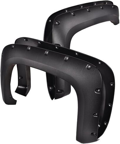 مشاعل حاجز مثبتة بجيب G-PLUS، متوافقة مع Chevy Silverado 1999-2006/ GMC Sierra 1999-2006 (بما في ذلك الموديلات الكلاسيكية 2007/غير مناسبة للنماذج المزدوجة والجانبية)، حافة تهوية ناعمة لحماية العجلة in Kuwait