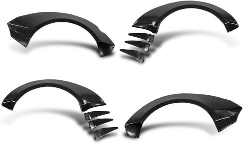 G-PLUS Pocket Riveted Fender Flares, Compatible with Chevy Silverado 1999-2006/ GMC Sierra 1999-2006(Incl. 2007 Classic Models/Not fit Dually & Step-side models), Smooth Wheel Protector Vent Trim in Saudi Arabia