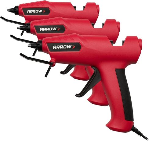 مسدس صمغ احترافي عالي التحمل GT80 من Arrow Fastener للحرف اليدوية والتزيين والمفروشات الخفيفة والإصلاح العام للمنزل، يتضمن 3 أعواد غراء in Saudi Arabia