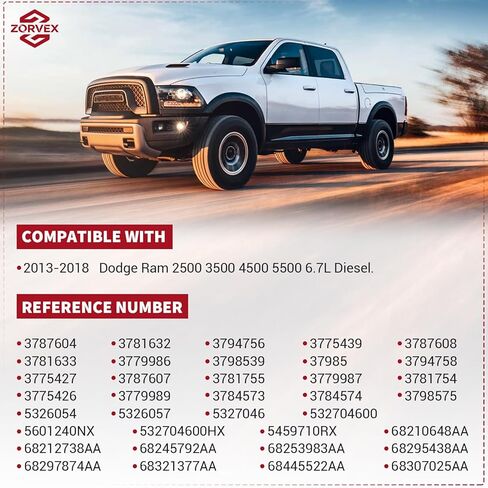 5494878RX 6.7 الكمون توربو المحرك متوافق مع 2013-2018 دودج رام 2500 3500 4500 5500 6.7L ديزل VGT طقم الشاحن التربيني، يستبدل 68481772AA 68445522AA، المعايرة التلقائية in Kuwait