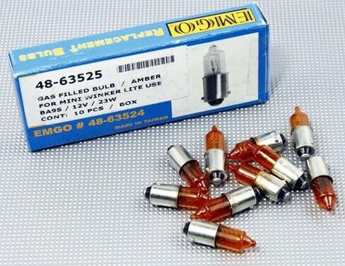 BULB YEL 12V23W MINI WINKER، الشركة المصنعة: EMGO، رقم الجزء: 825492-AD، VPN: 48-63525-AD، الحالة: جديد in Kuwait