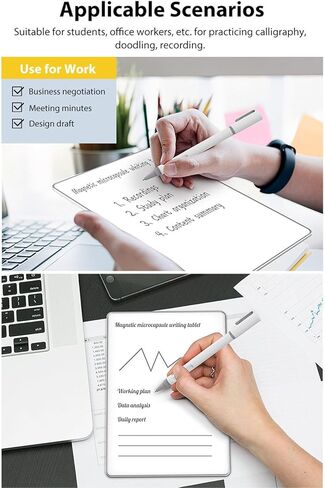 Yoidesu LCD Writing Tablet for Students, Reusable Digital Notepad Portable, Easy to Clean, Suitable for Students Practicing Handwrite Workers Record Meeting Content in Kuwait