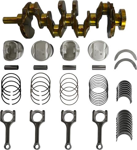 G4KD 2.0L Engine Rebuild Kit with Crankshaft Piston Connecting Rod Bearing Set Fit for Hyundai Tucson 2011-2013 Kia Forte & Forte Koup 2010-2013 Replacement 23111-2G030 23510-25030 23410-2G020 in Kuwait
