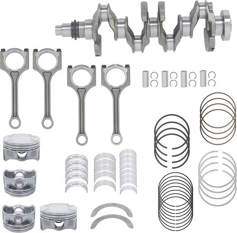 Crankshaft Rods Pistons Bearing Set Replacement for Kia G4NB 1.8L Engine in Kuwait