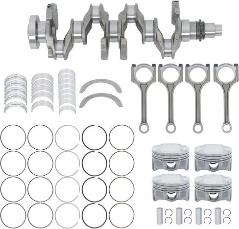 Crankshaft Rods Pistons Bearing Set Replacement for Kia G4NB 1.8L Engine in Kuwait