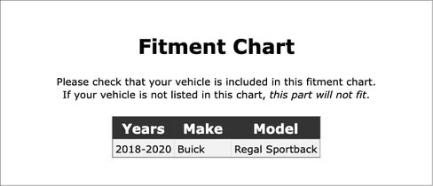 Right Blind Spot Detection System Warning Sensor Compatible With Buick Regal Sportback 2020 2019 2018 P-5159779 in Kuwait