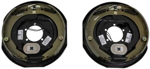 12"x2" Electric Brake Pair for 5.2K-7K Axle 1-Left & 1-Right Manual-Adjusting 5-Bolt Mount Replaces Dexter & Lippert in Kuwait